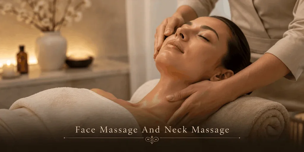 Face Massage And Neck Massage